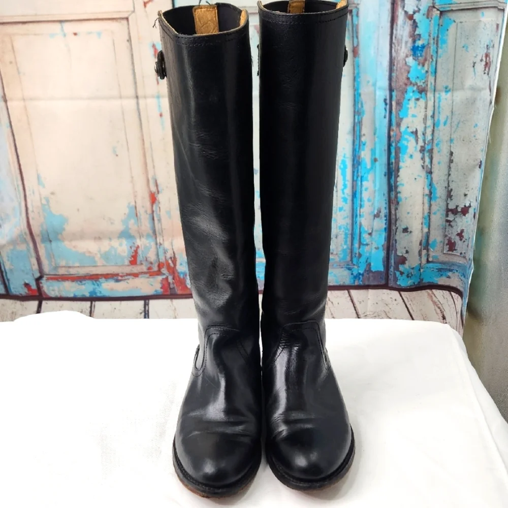 FRYE 76317 Logo Riding‎ Knee High Boot